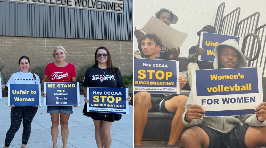 College women's volleyball players speak on trans teammate allegedly spiking the ball at female players' heads