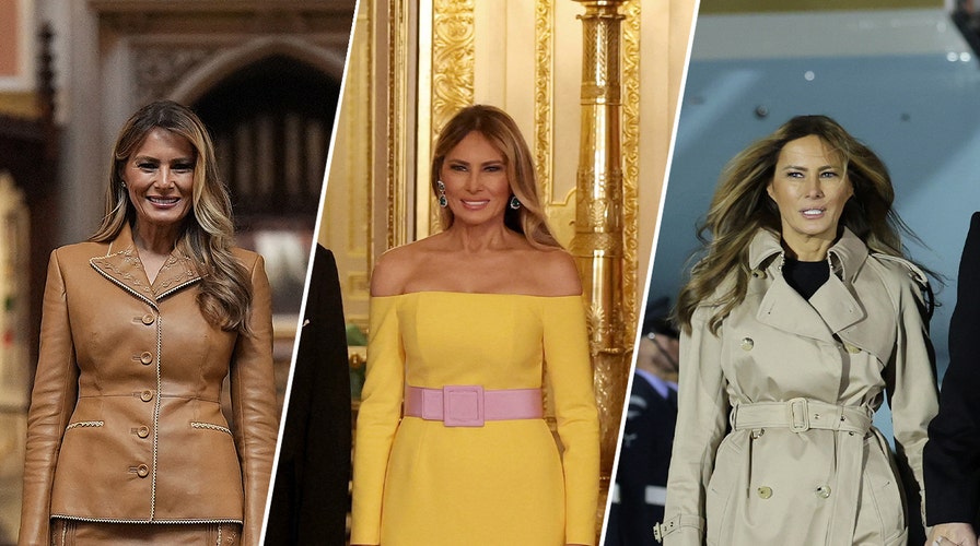 Melania Trump turns heads with luxury fashion choices during two-day England state visit