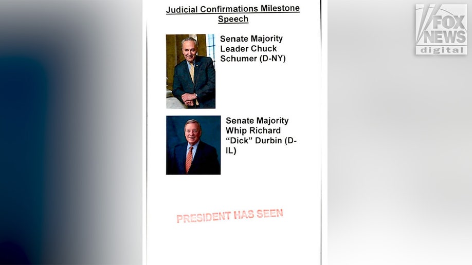 Biden Note Cards