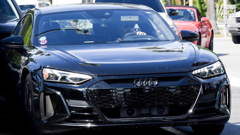 Jimmy Kimmel is driving his car after being canceled