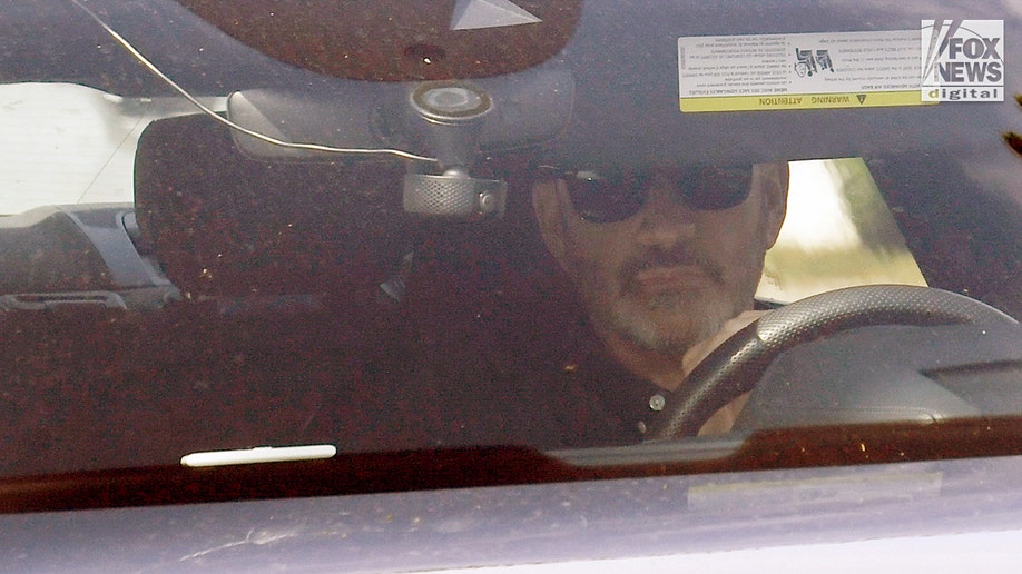 Jimmy Kimmel is driving his car after being canceled