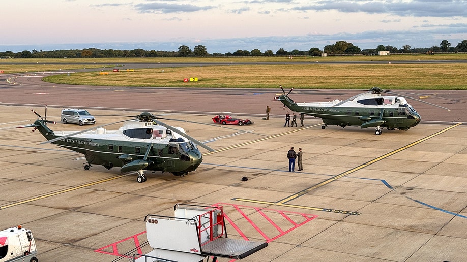Marine One emergency landing in the U.K.