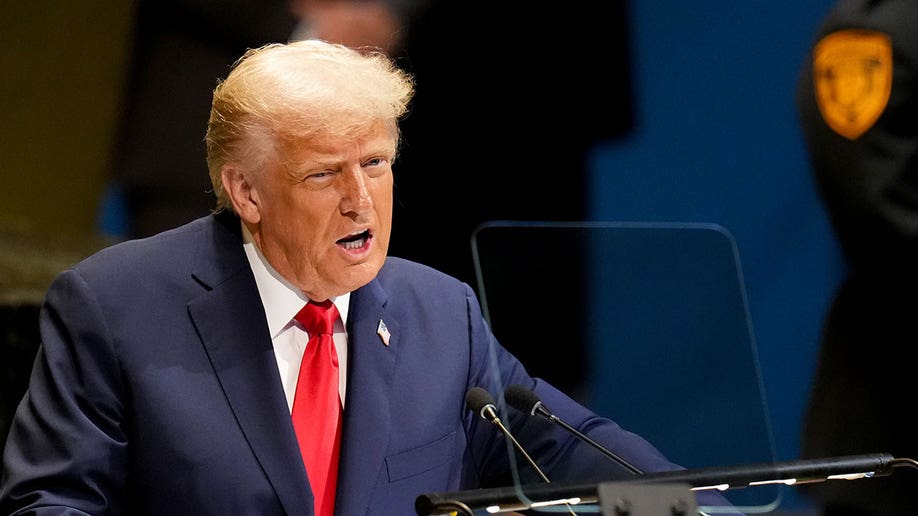 Trump speaking at UNGA