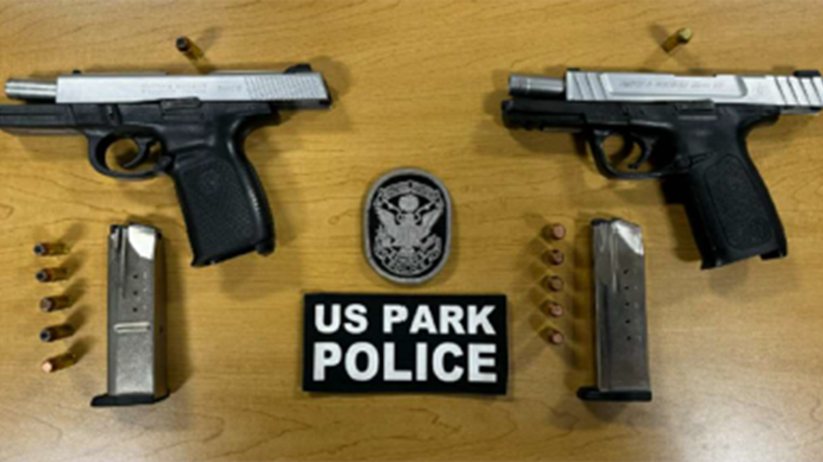 Guns recovered from DC streets