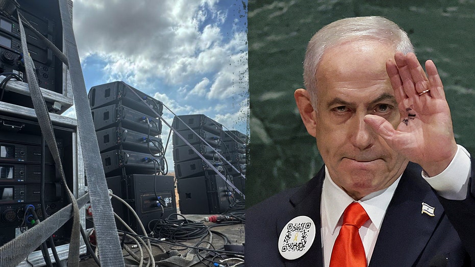 Netanyahu broadcasts United Nations message into Gaza accusing world leaders of appeasing 'evil'
