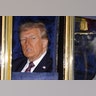 President Donald Trump and King Charles III ride in the carriage procession to Windsor Castle on September 17, 2025.