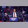 charlie kirk speaks at donald trump, jd vance campaign rally