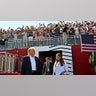 Donald Trump and Kai Trump react