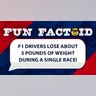 f1 drivers lose about 5 pounds of weight during a single race!