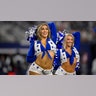Cowboys cheerleaders in the second half vs Ravens