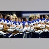 Cowboys cheerleaders in action