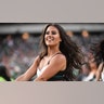 A cheerleader for the Eagles