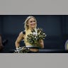 Saints cheerleader smiles