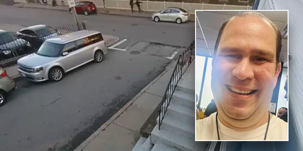 Security video captures moment former mayor stabbed multiple times outside his blue state business