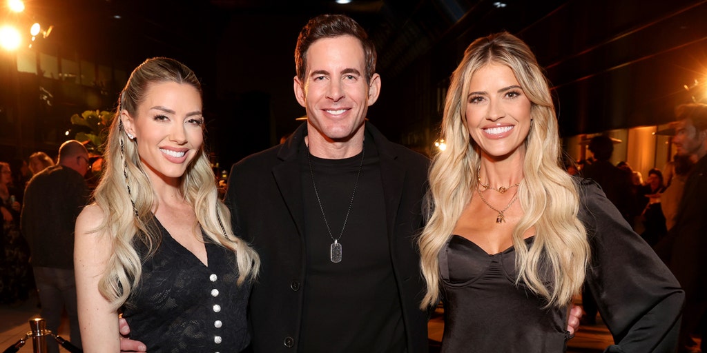 christina haack rocks ex-husband's wife's dress for date night Christina Hall borrows red lace dress from Heather Rae Young for night out with boyfriend