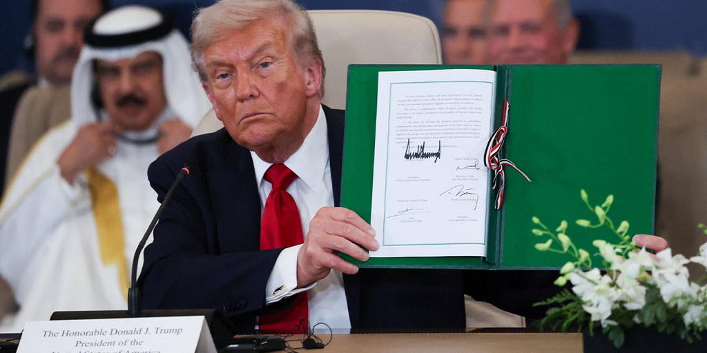 ‘Peace through strength’: Trump Gaza plan gains global backing one year on
