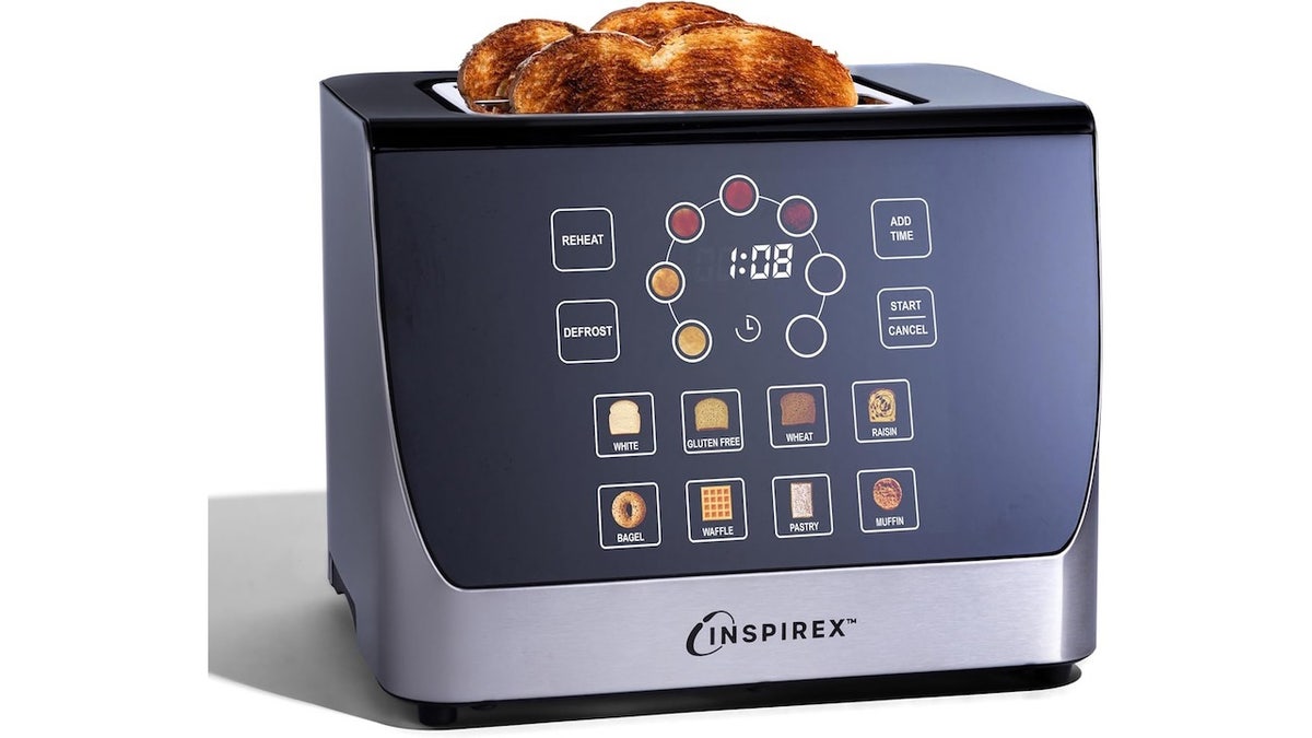 This toaster feels futuristic with its large touchscreen.