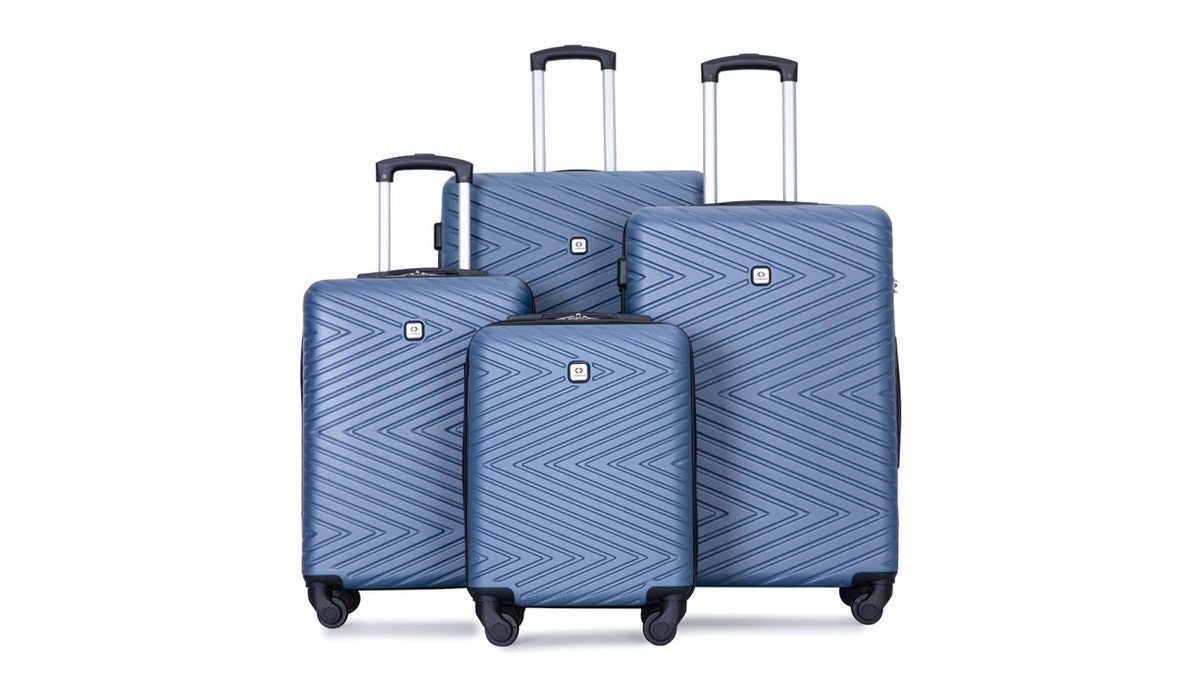 Be prepared to travel anywhere with this durable luggage set.