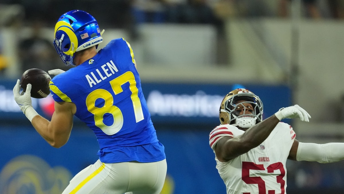 Davis Allen makes the catch