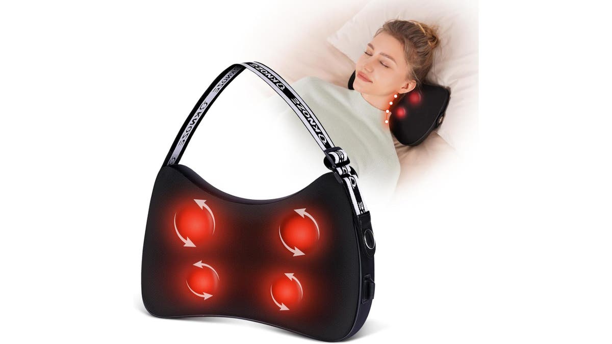 Bring this massager with you anywhere. 