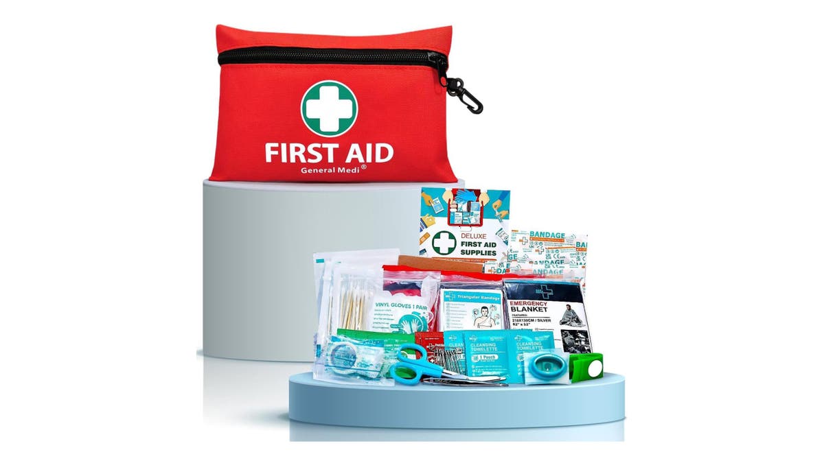 Make sure you're prepared with a mini first aid kit.