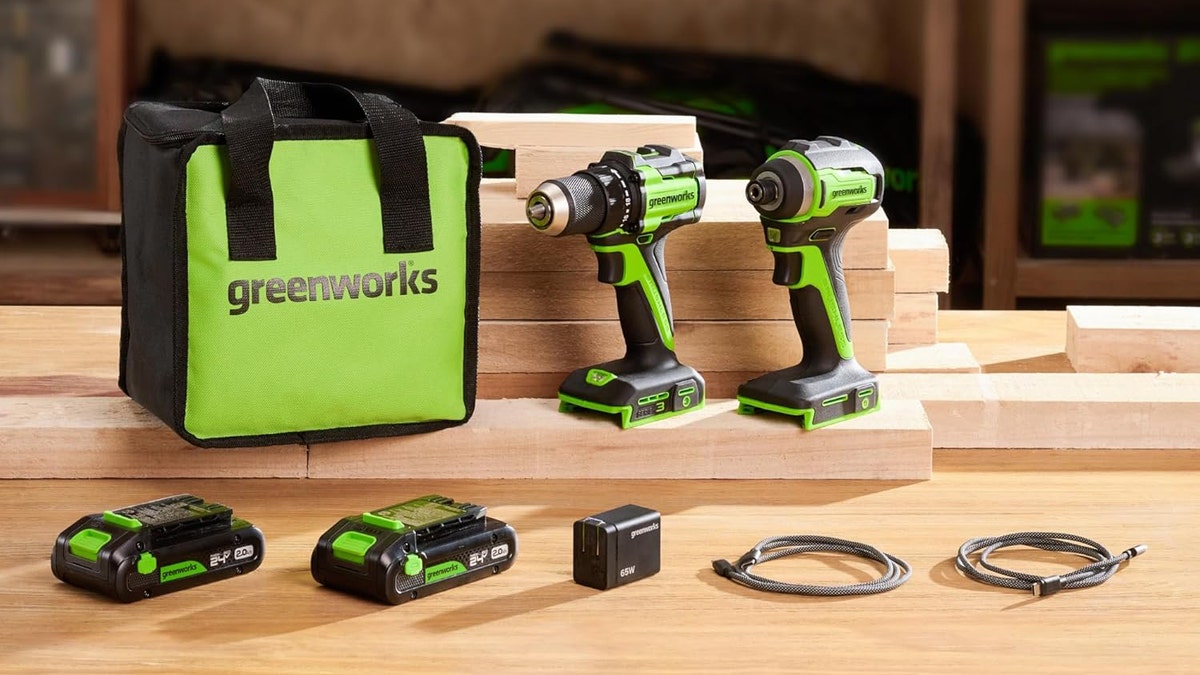 These lightweight tools have built-in LED lights. 
