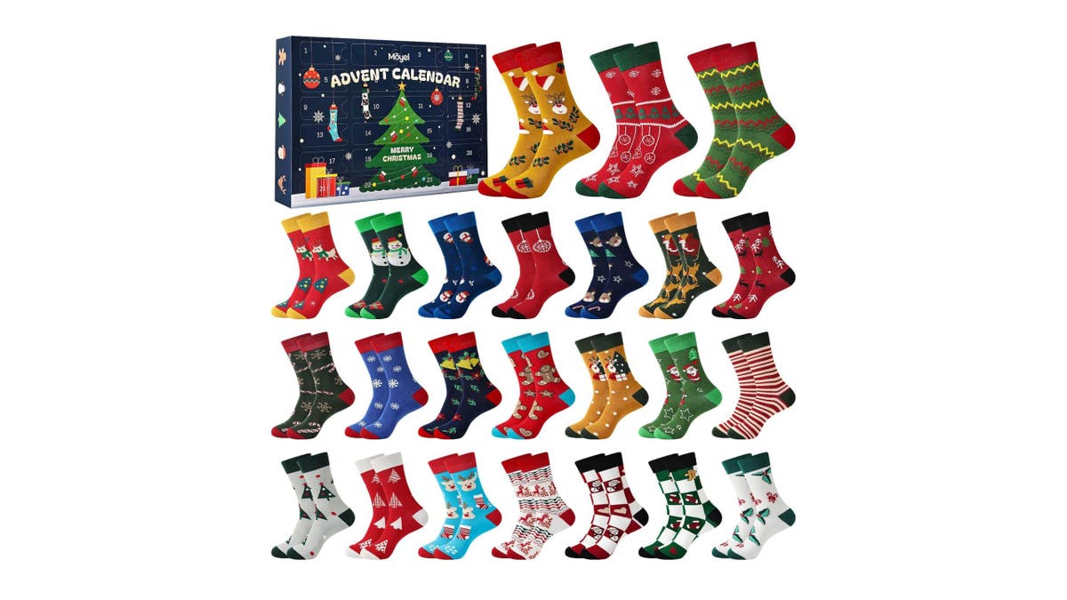 Your feet will stay nice and warm with this Advent calendar.