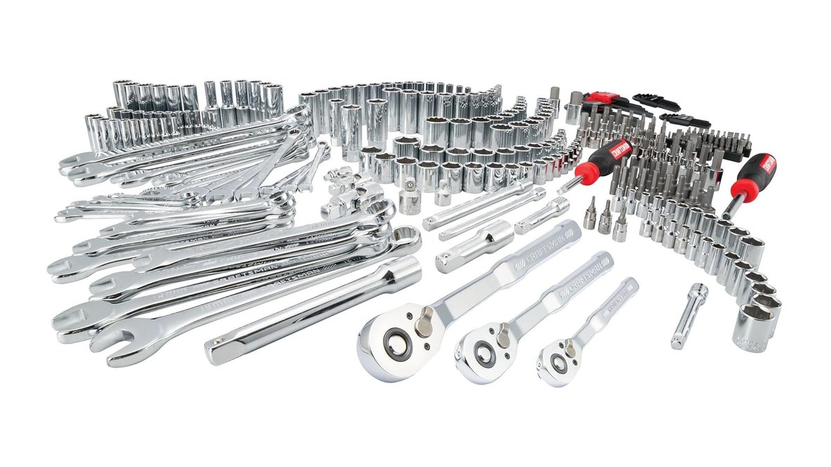 Be prepared for any car-related project with a mechanics tool set. 