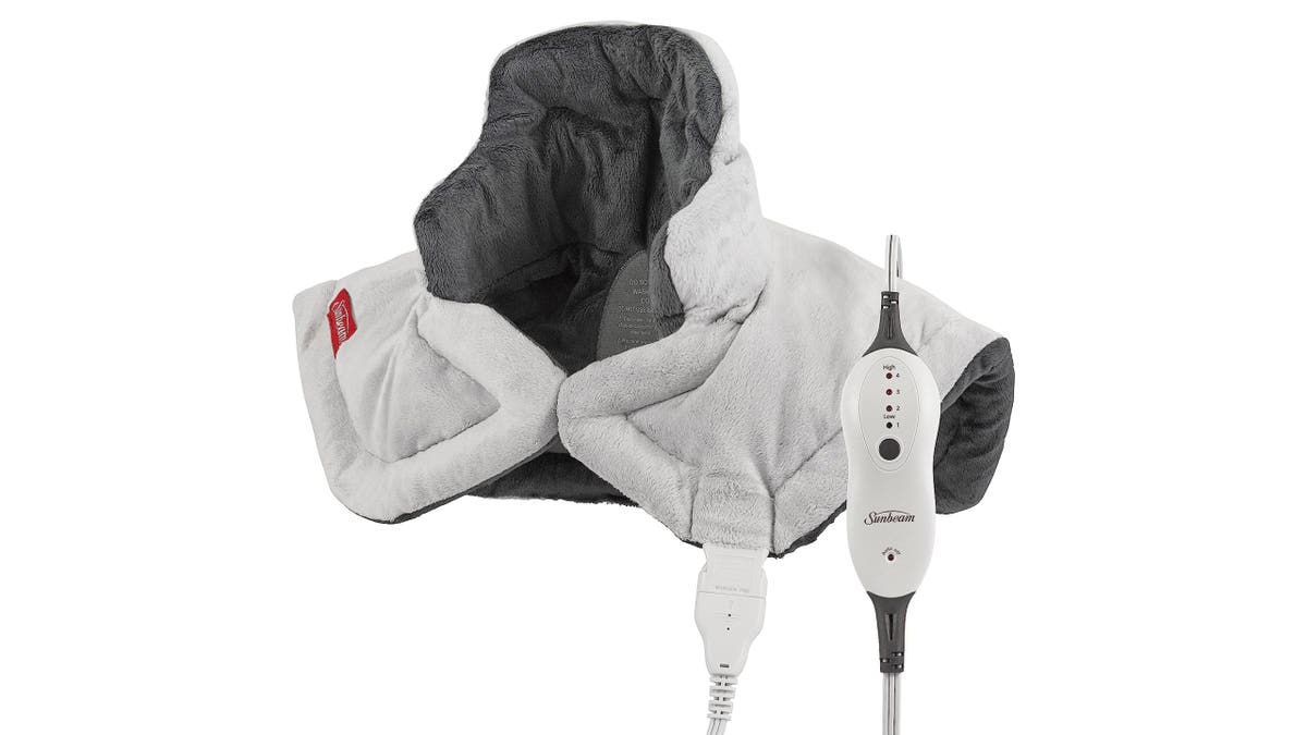 Eliminate neck and shoulder pain with this heating pad. 