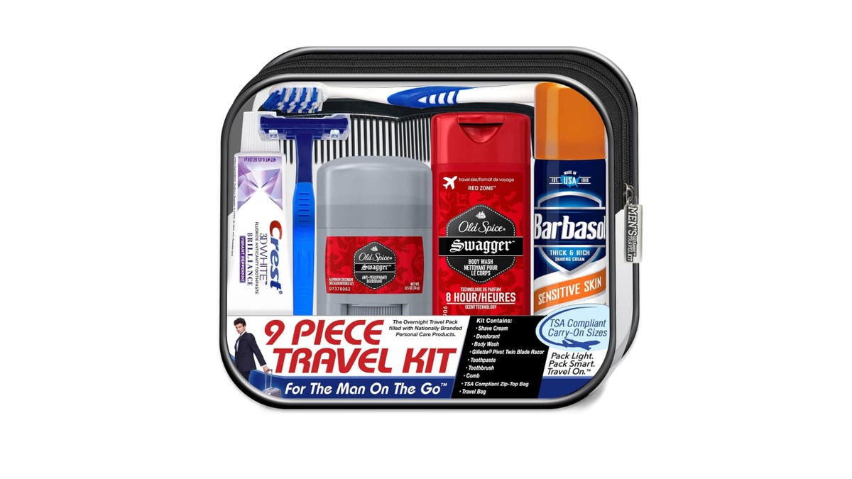 Get all your toiletries in one kit.