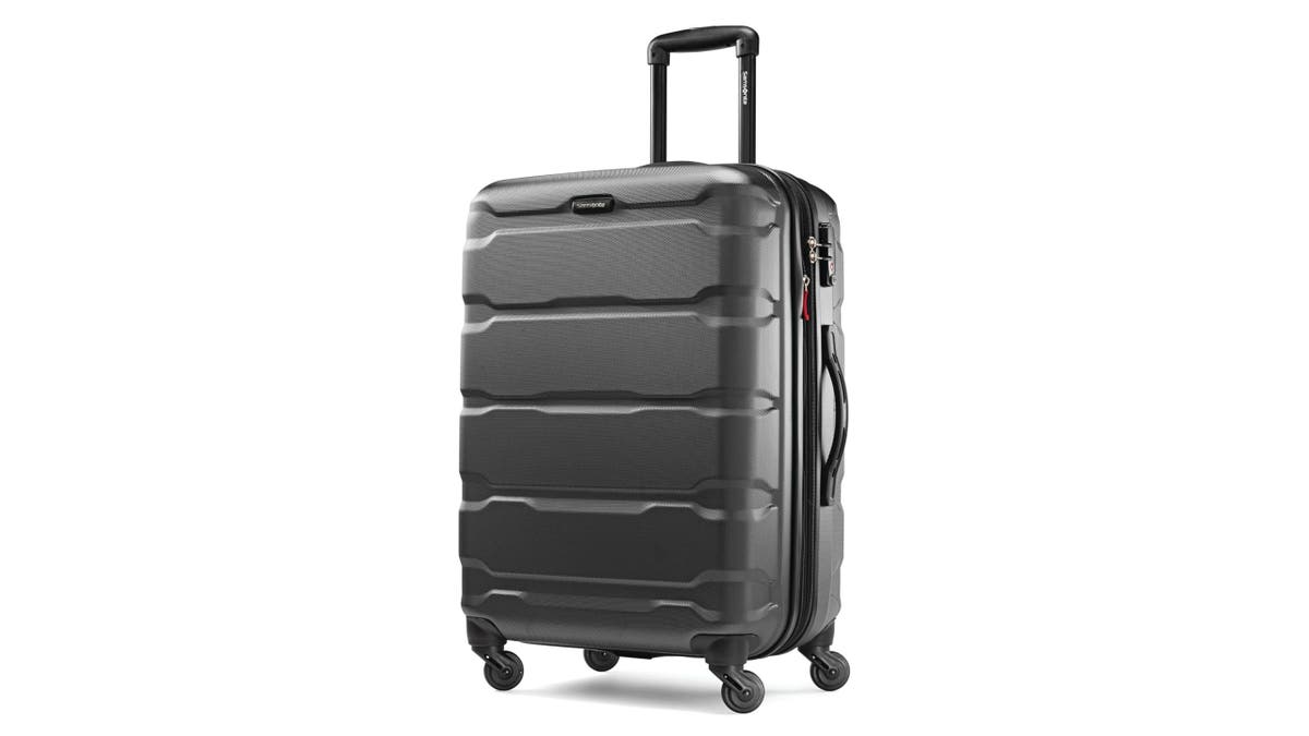 This durable, hardshell suitcase is scratch-resistant.