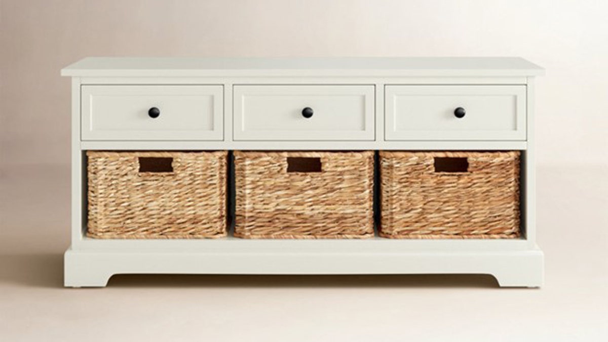 Add storage and a comfortable bench to your entryway.