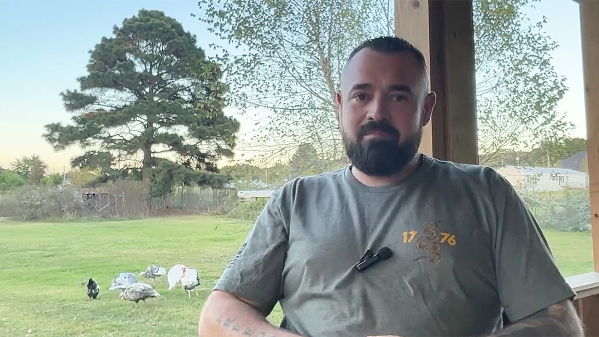 A screenshot of a Facebook campaign video of Arkansas dad, Aaron Spencer.