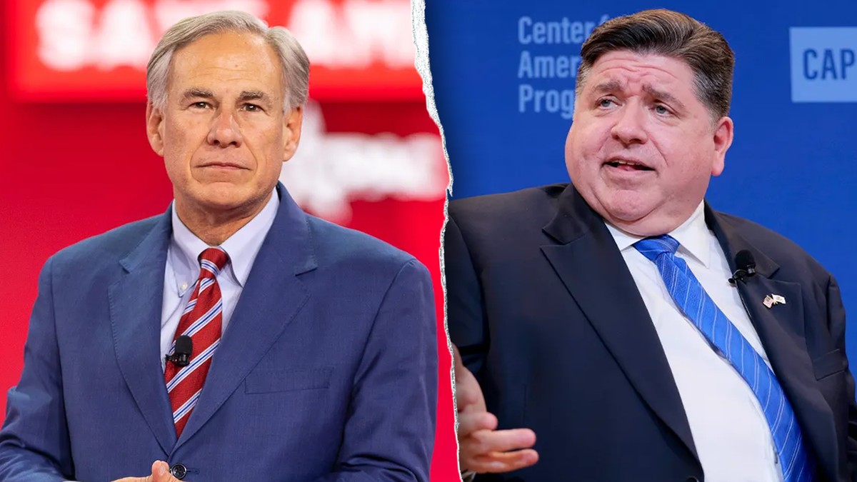 Greg Abbott and J.B. Pritzker split