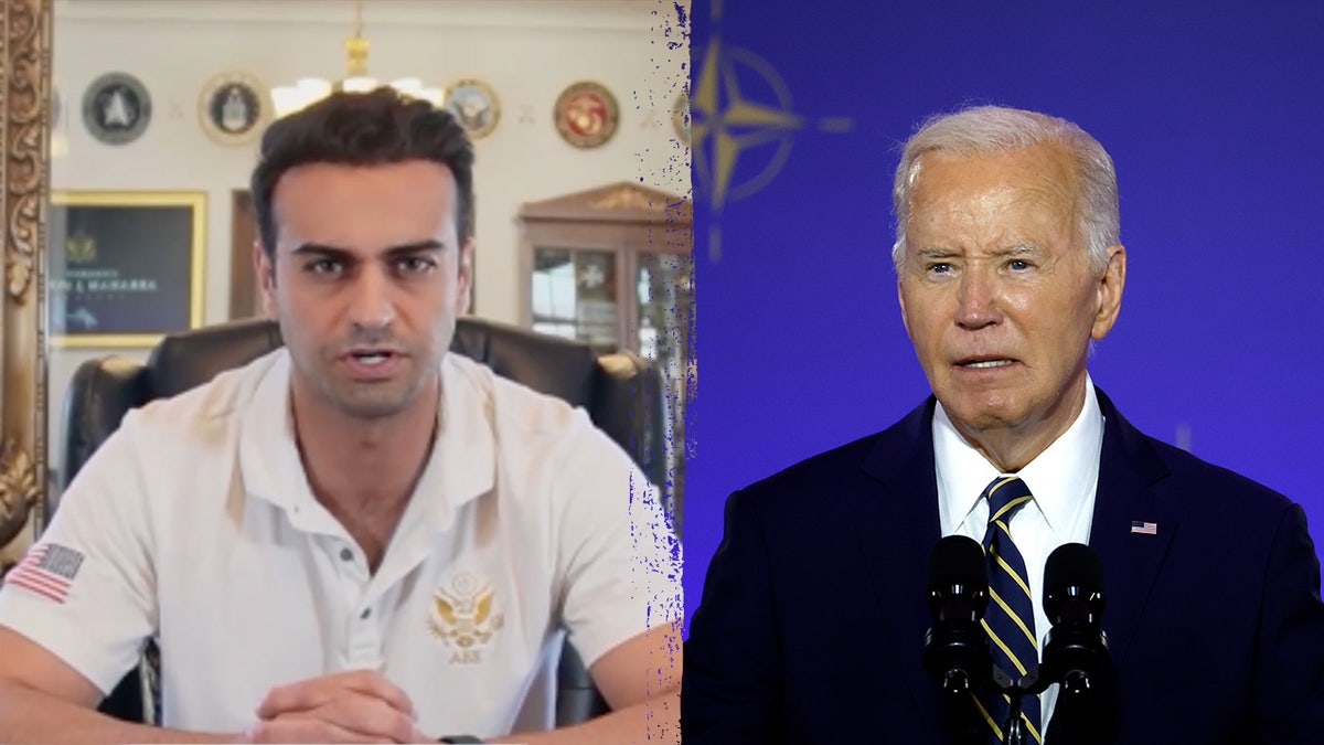 Rep. Abe Hamadeh and Biden split