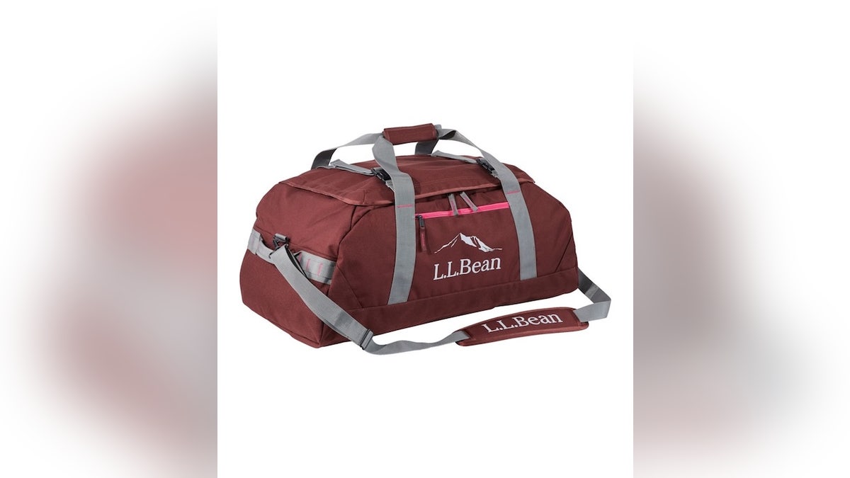 Pack everything you need in this durable duffle. 