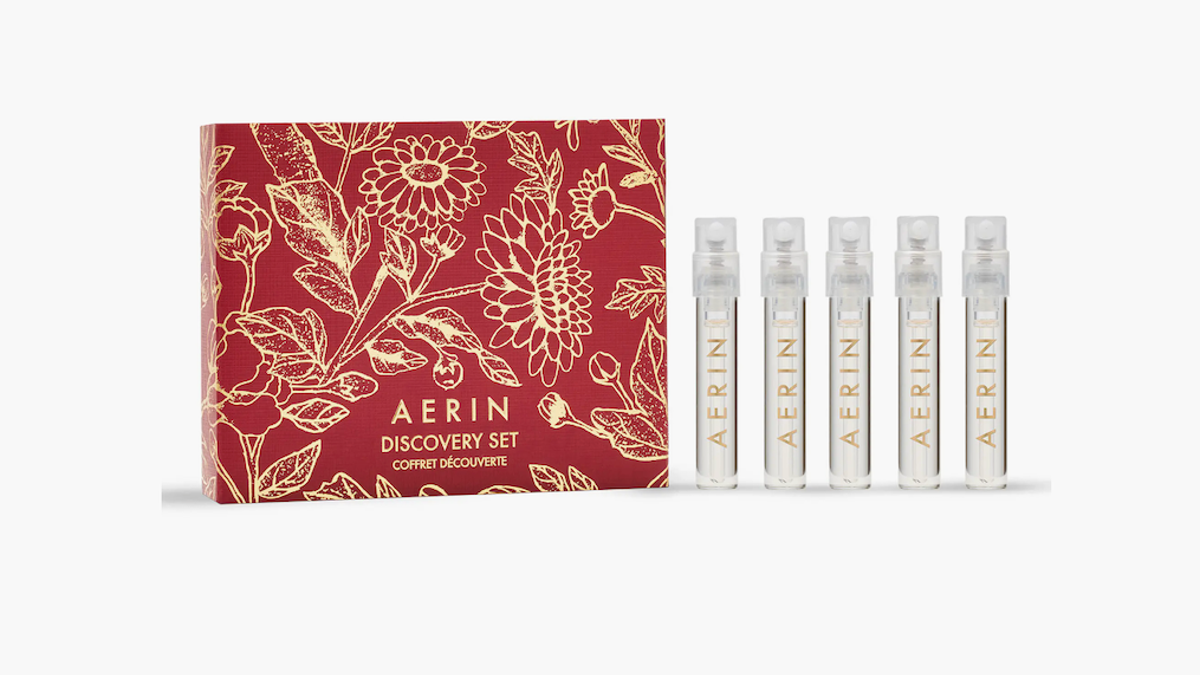 This limited edition set lets her sample a variety of best-selling fragrances by Aerin.