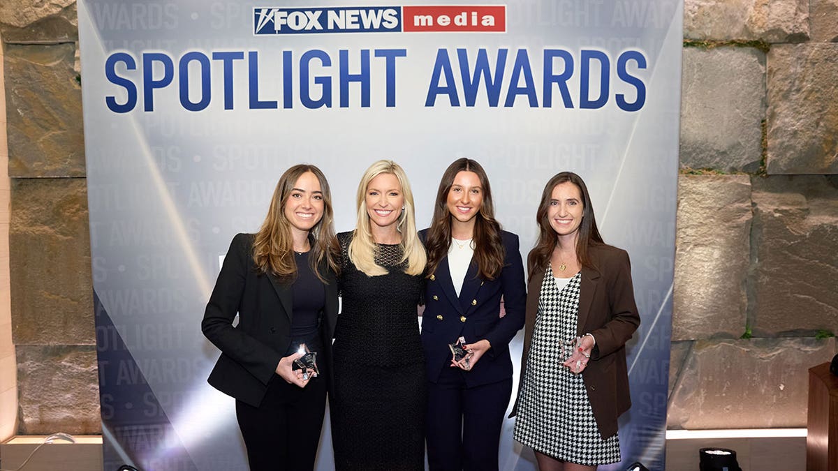 FOX News host Ainsley Earhardt is joined by recipients of the Rising Star Award