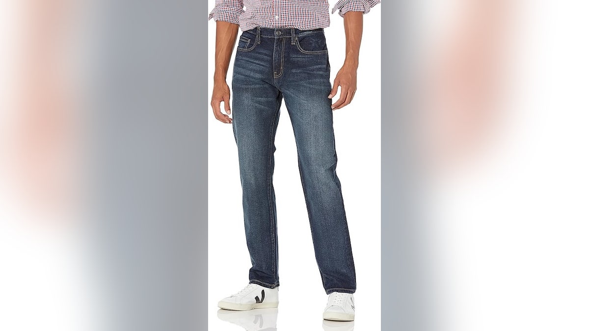 These jeans are slightly stretchy for added comfort.