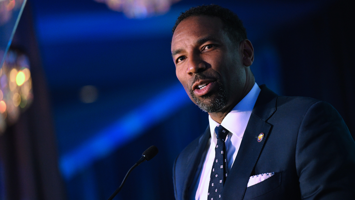 Atlanta Mayor Andre Dickens speaking at an event.