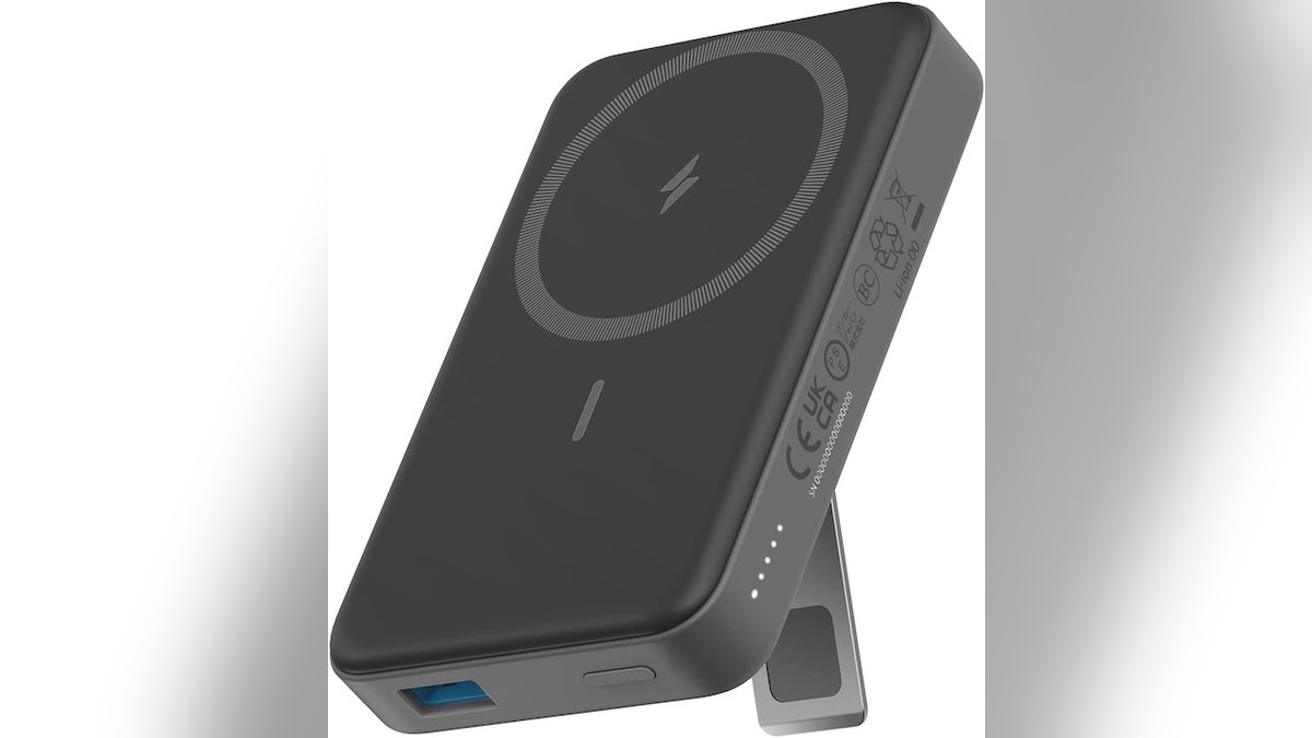 This compact charger works fast.