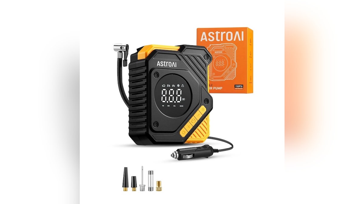 Inflate your tires in just five minutes.