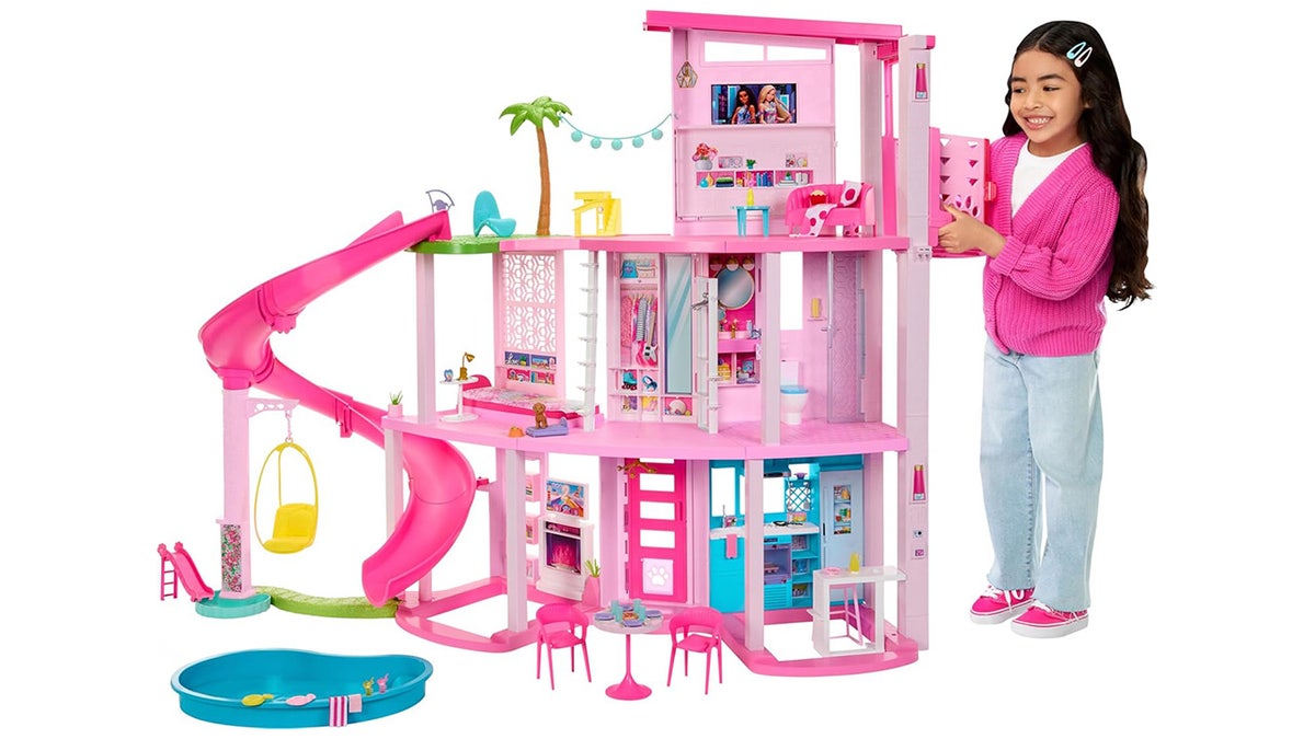 This Barbie DreamHouse is huge with lots of amazing details.  