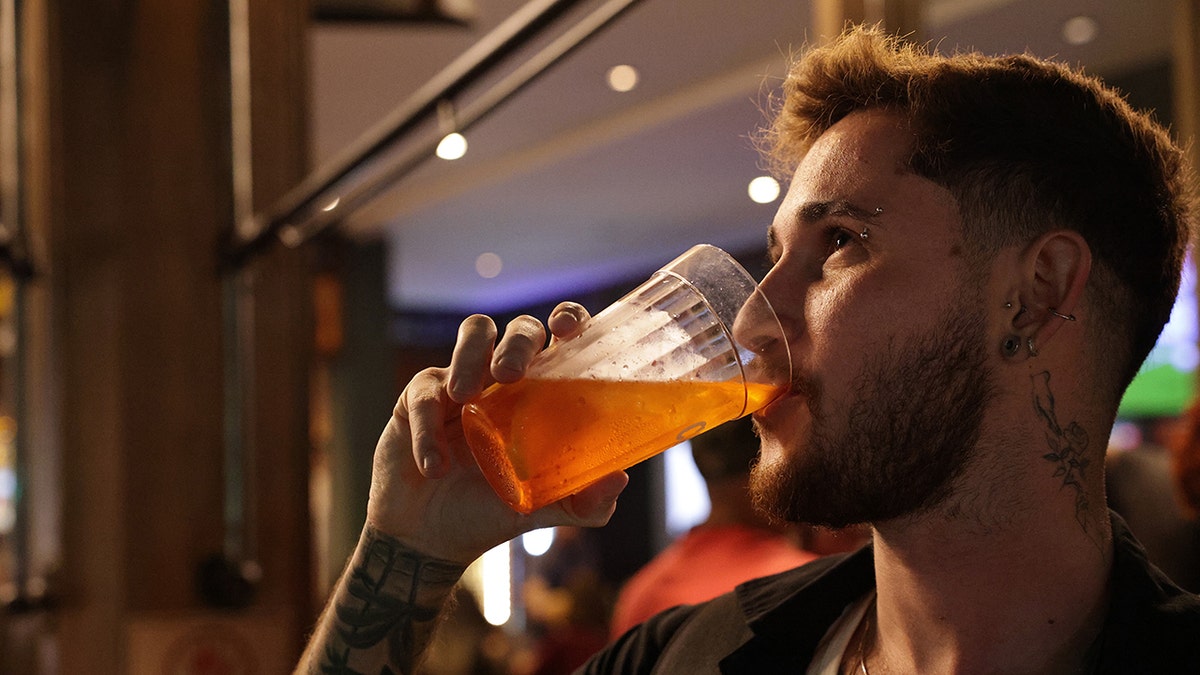 Brazilian Gustavo Candido drinks alcohol in the midst of methanol poisonings