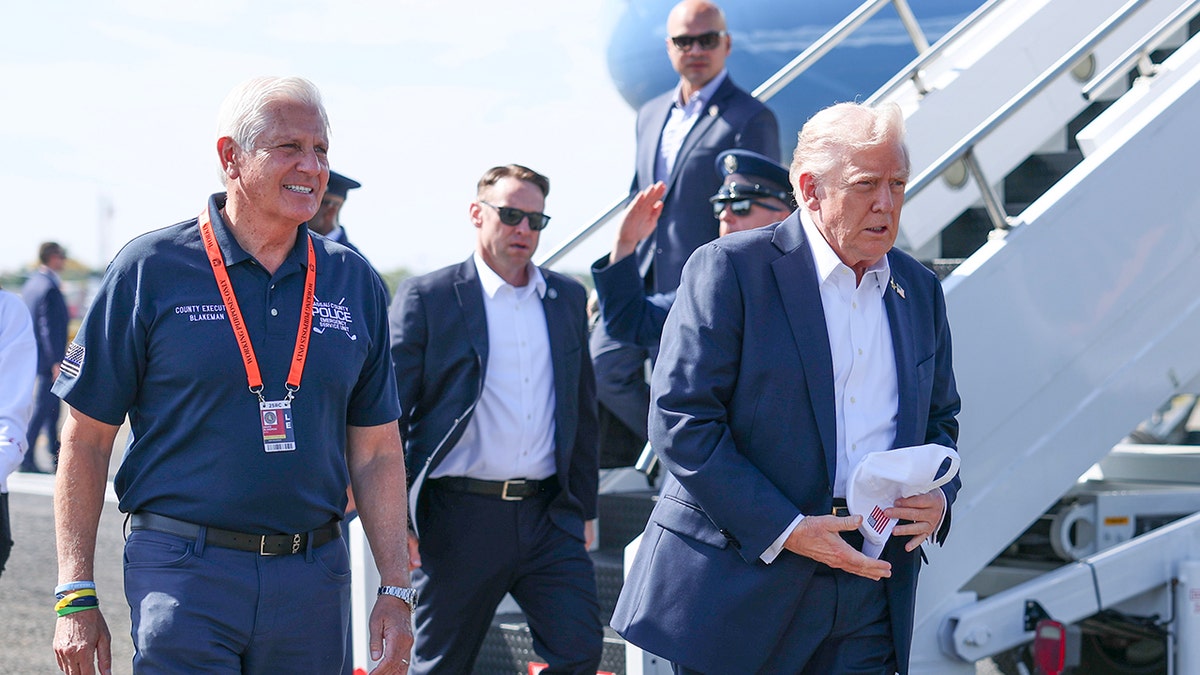 Bruce Blakeman and Donald Trump