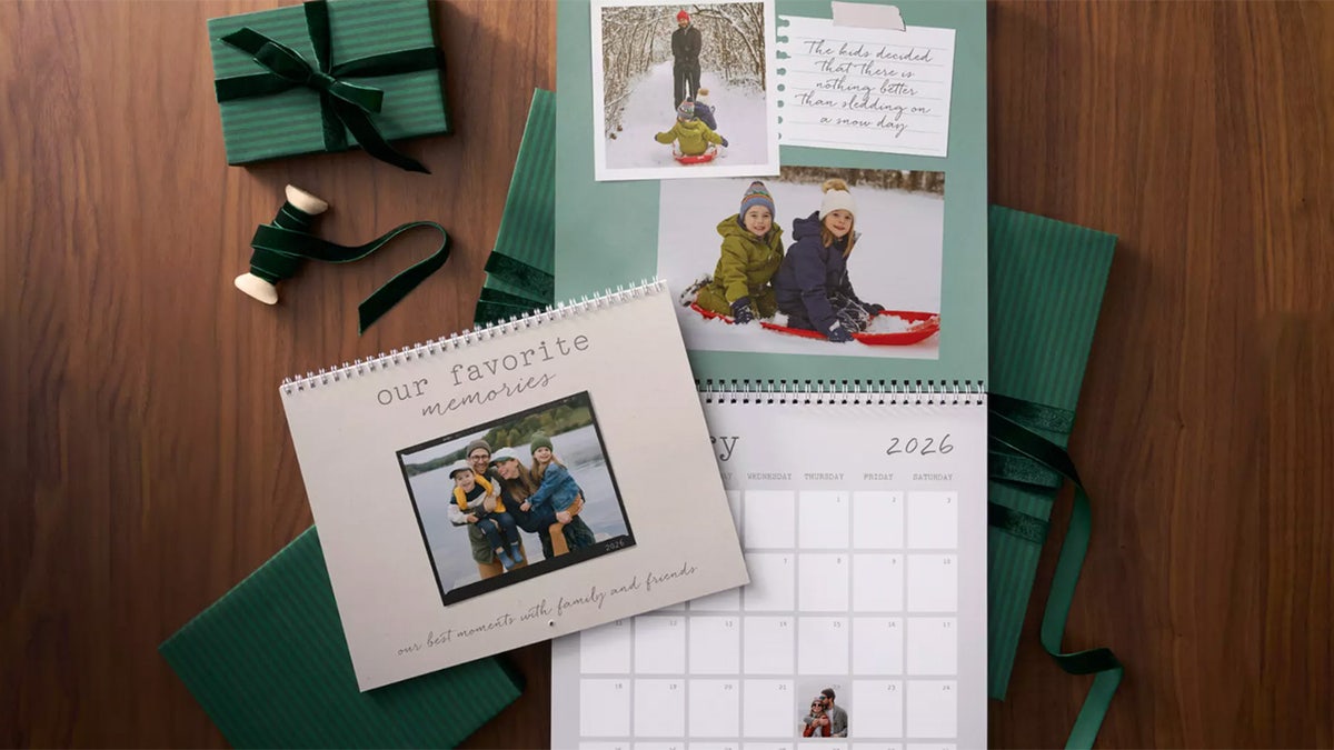 A personalized calendar is a fun gift to get the whole family. 