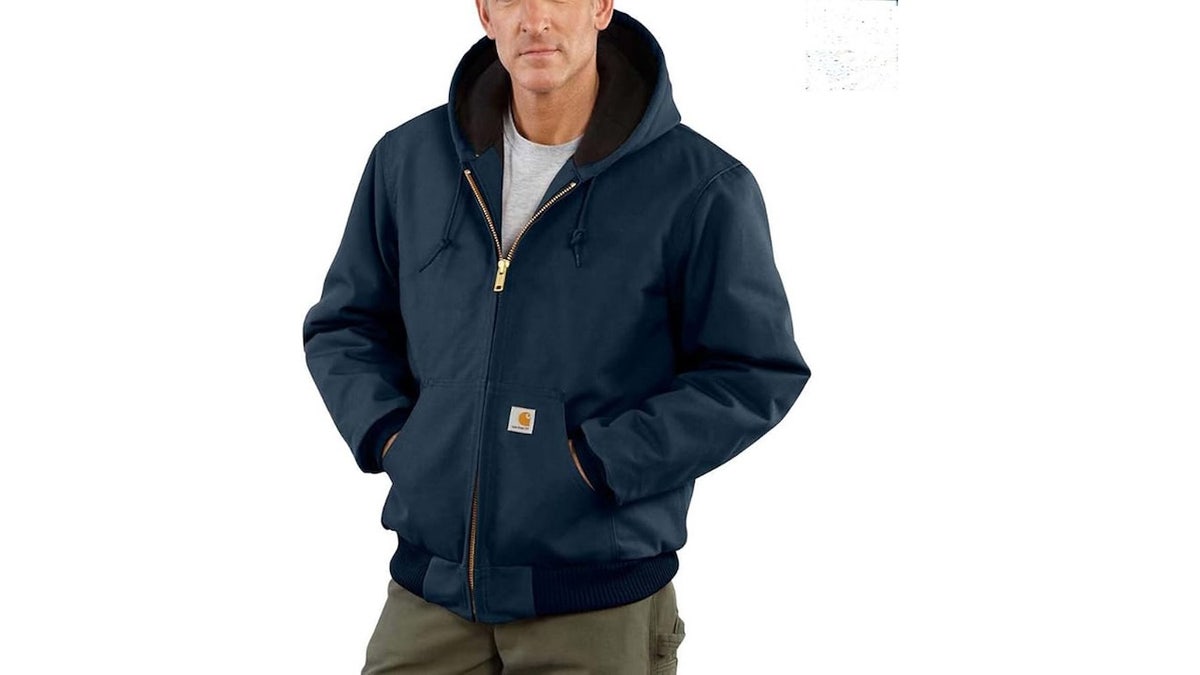 Help him stay warm this winter with a flannel-lined Carhartt jacket. 