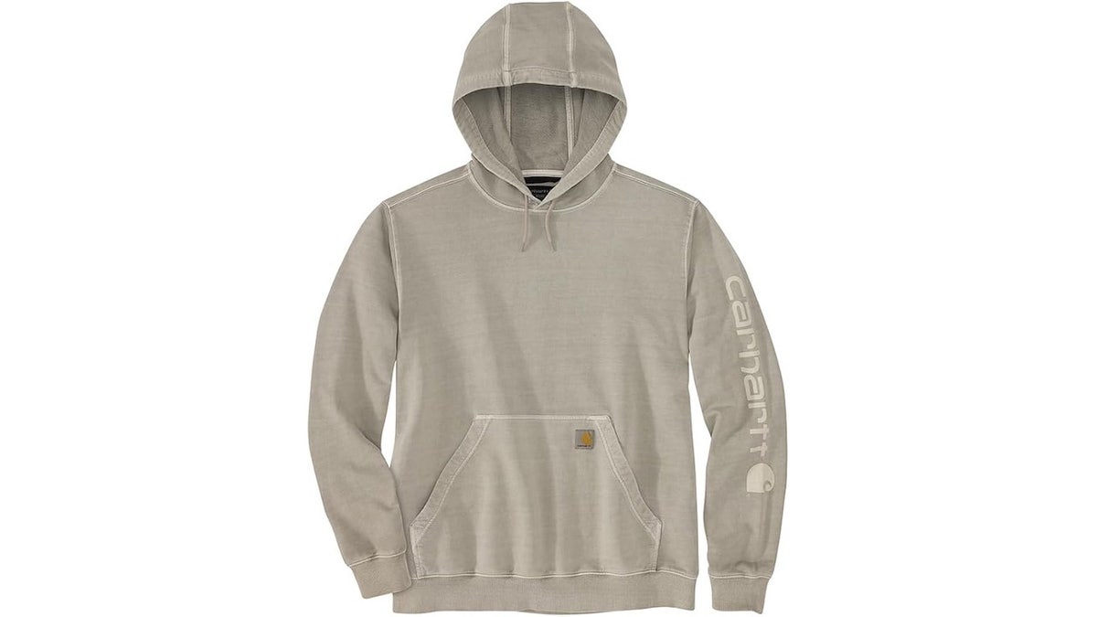 This midweight sweatshirt is comfortable for cool fall weather. 