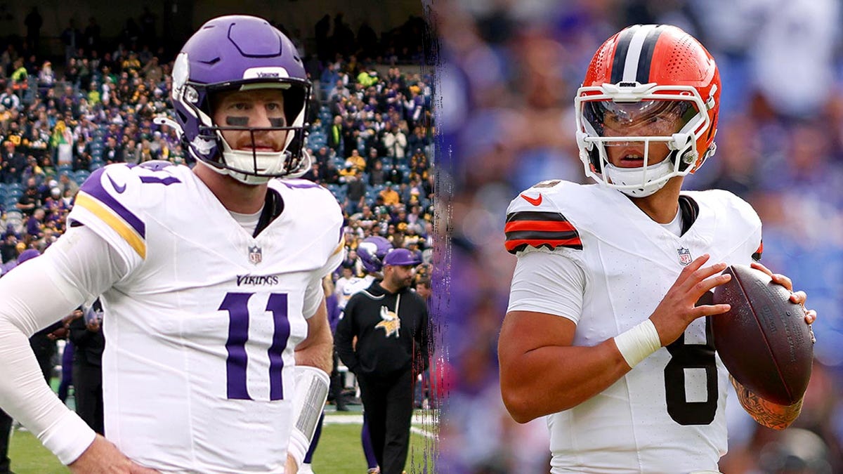 Carson Wentz and Dillon Gabriel