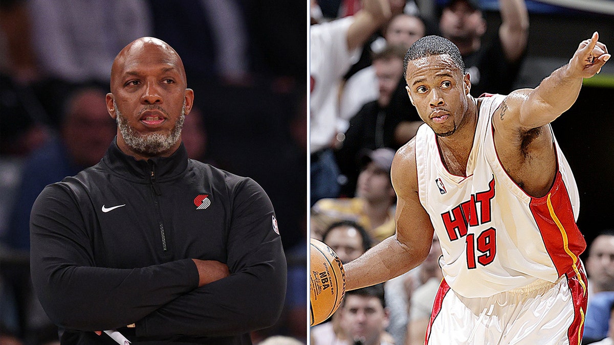 Chauncey Billups and Damon Jones